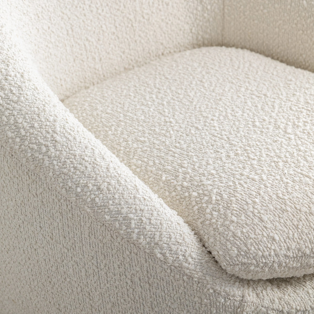 2026 NewRoundhill Furniture Winnie Modern Barrel Chair, 360" Swivel