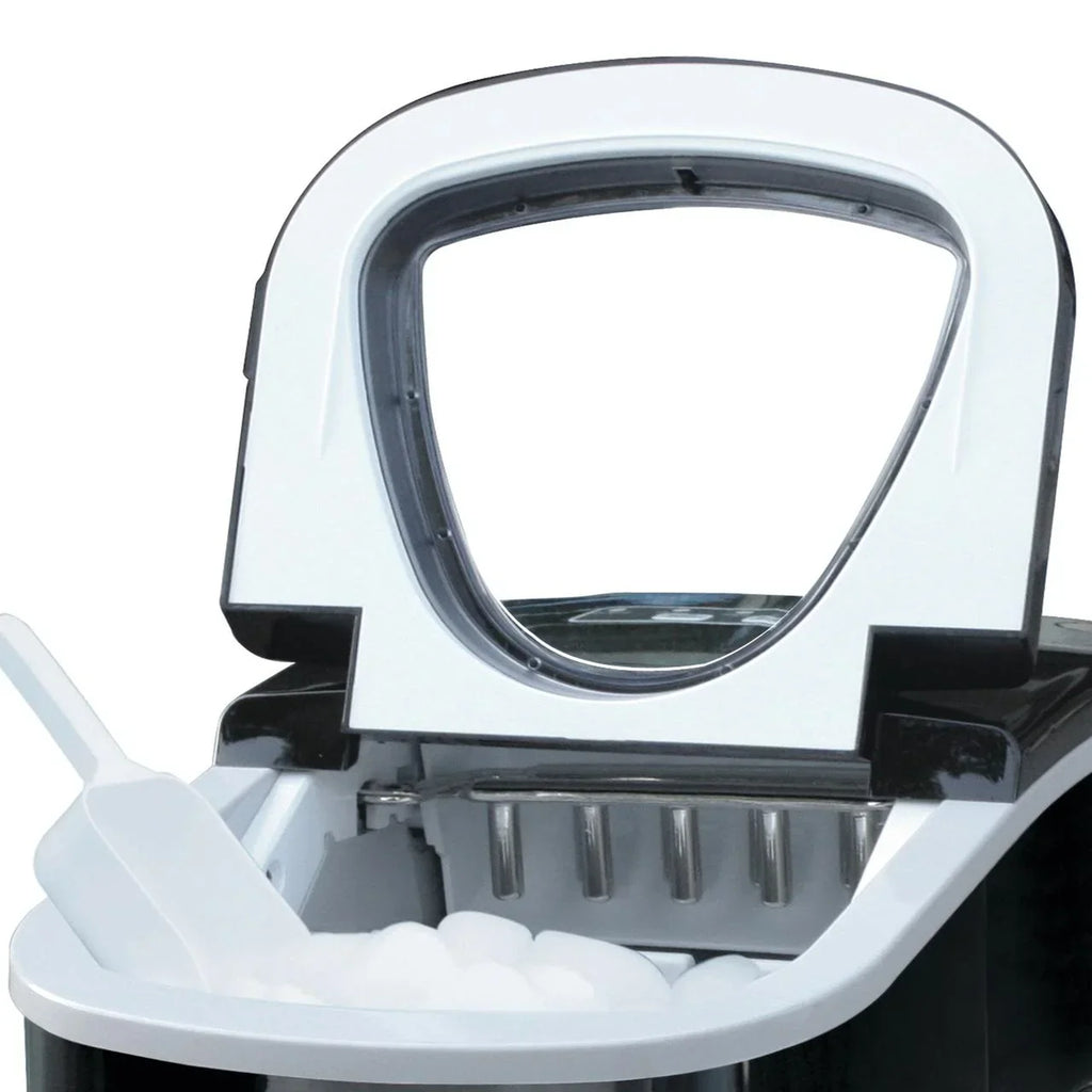 2026 NewFrigidaire Portable Self Cleaning Ice Maker, Black Stainless Steel, (EFIC117-Ssblack_Sc)