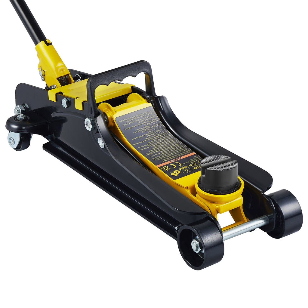 2026 New2.5 Ton Low Profile Floor Jack - Heavy Duty Steel Hydraulic Pump for Cars & SUVs