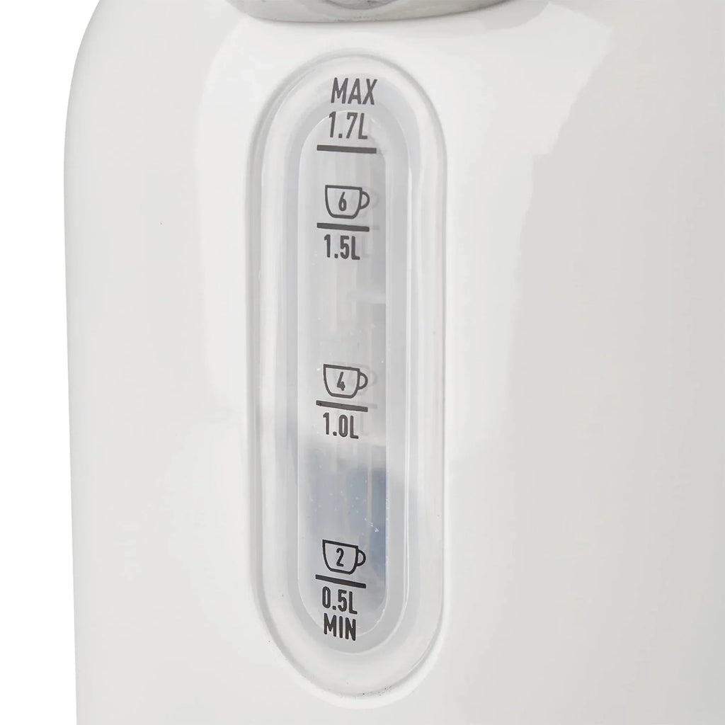 2026 NewHaden Dorset 1.7 Liter Electric Water Kettle with Base, Putty & Chrome