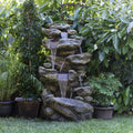 2026 NewAlpine Corporation 6-Tier Amazonian Water Fountain with LED Lights