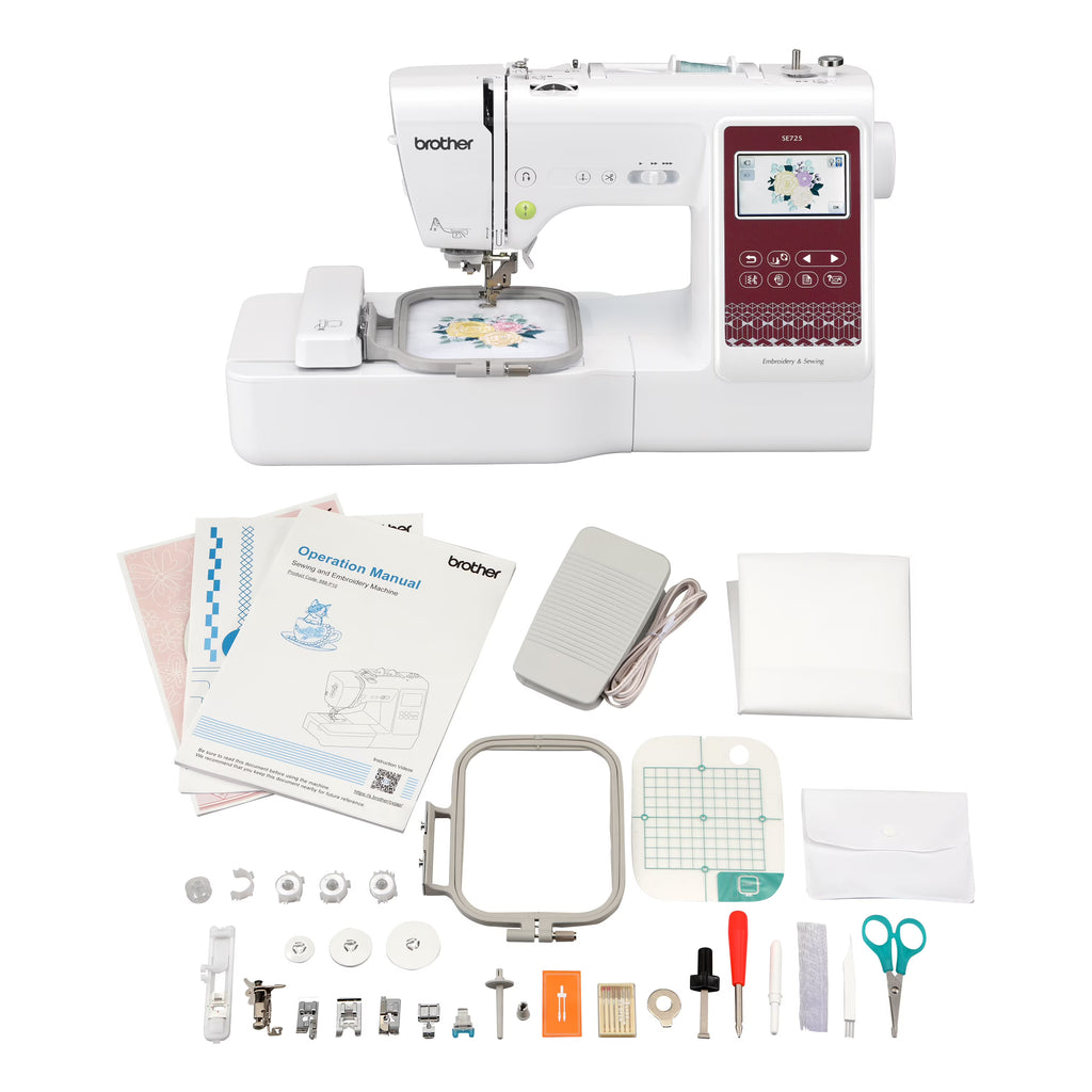 2026 NewBrother SE725 Sewing and Embroidery Machine with Artspira App, 50 Free Designs
