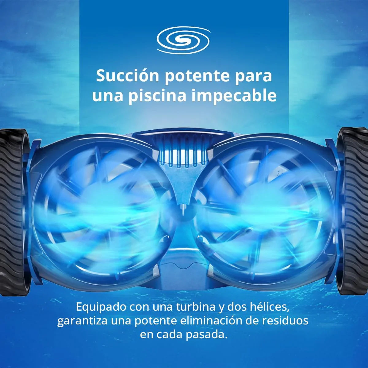 2026 Robot limpiador hidráulico Zodiac MX8 para piscinas enterradas de hasta 12 x 6 m.