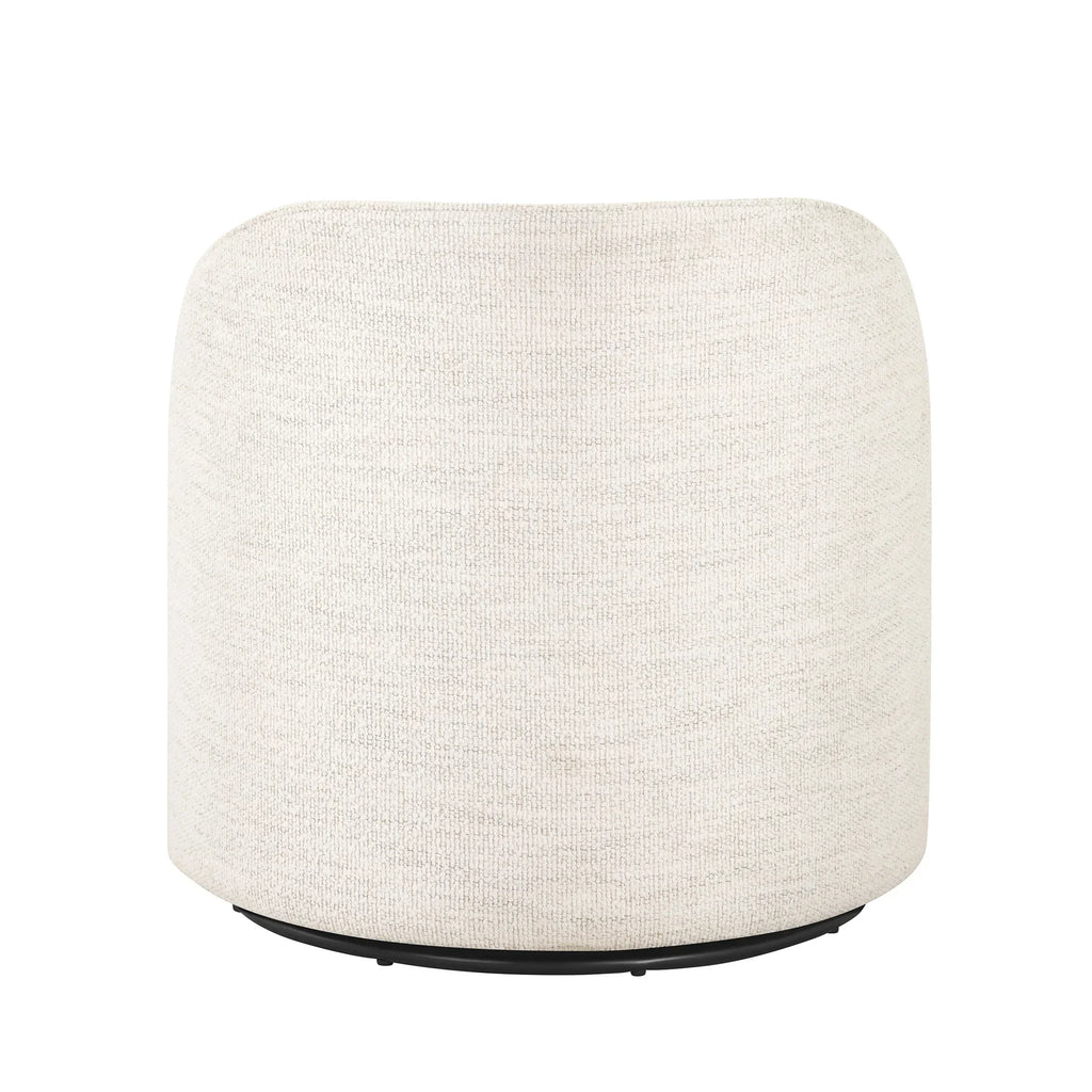 2026 NewBetter Homes & Gardens Juliet Modern Arch Swivel Accent Chair, Cream Boucle