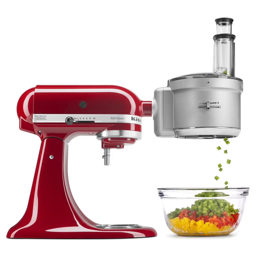 2026 NewOpen Box KitchenAid Food Processor Attachment with Commercial Style Dicing Kit, Gray, KSM2FPA