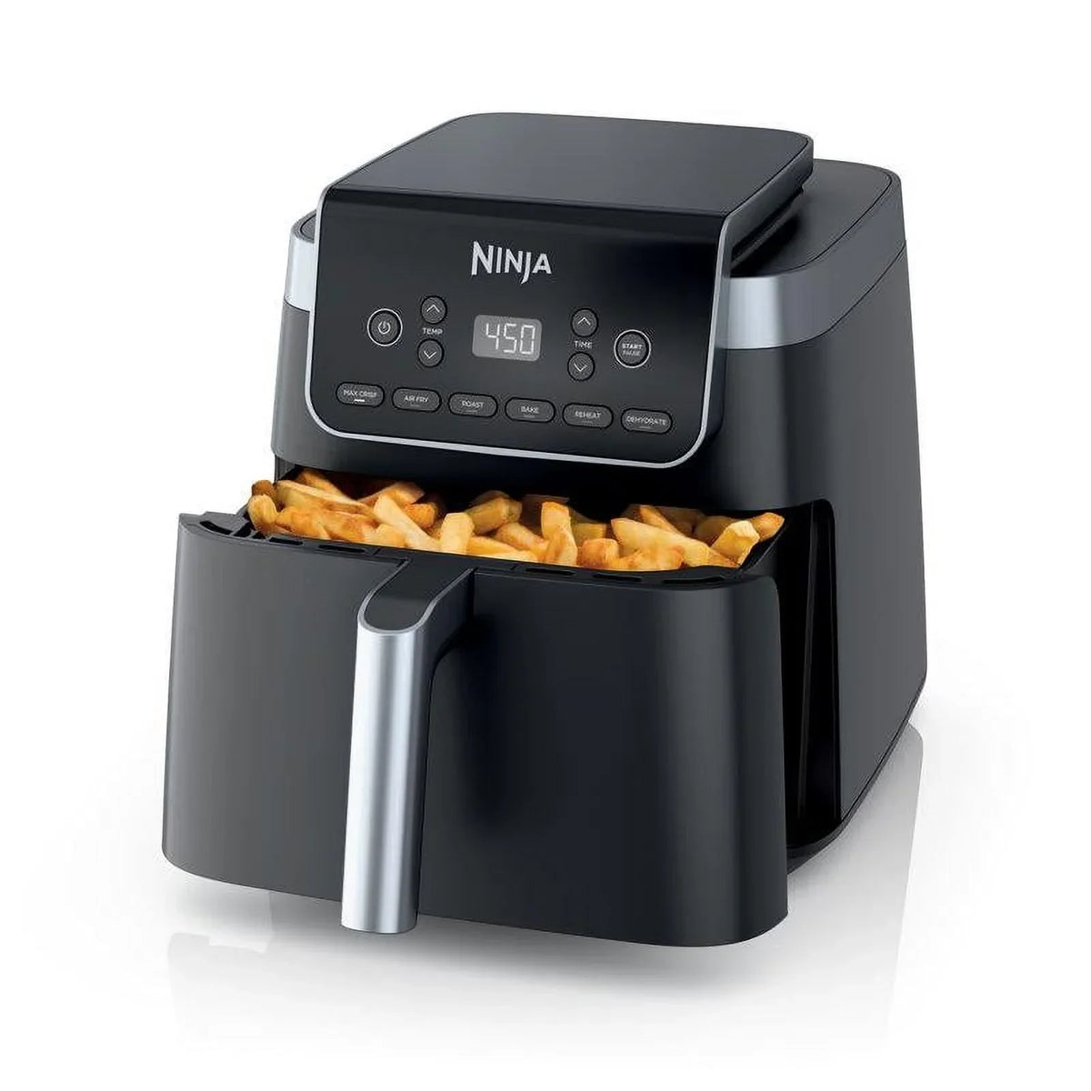 2026 NewNinja Air Fryer Pro XL 6-in-1 with 6.5 QT Capacity, Max Crisp, Air Fry, Air Roast, Bake, Reheat, Dehydrate, Max Crisp Technology with 450F, Nonstick Basket u0026 Crisper Plate