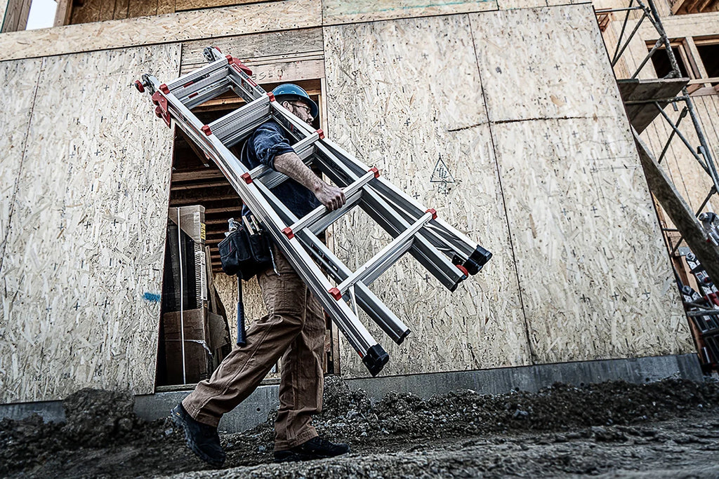 2026 NewLittle Giant Ladders Velocity 22-ft Multi-Position Ladder, Aluminum, 300 lb Capacity, Telescoping, A-Frame, Extension, with Wheels and Slip-Resistant Feet