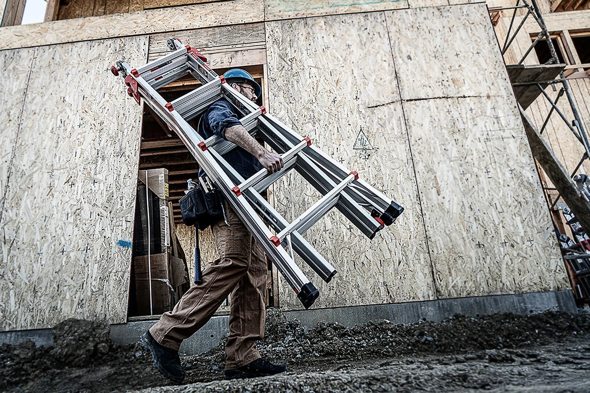2026 NewLittle Giant Ladders Velocity 22-ft Multi-Position Ladder, Aluminum, 300 lb Capacity, Telescoping, A-Frame, Extension, with Wheels and Slip-Resistant Feet