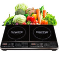 2026 NewNuWave Electric Double Induction Cooktop 8" Portable Ultrathin with Sensor Touch Precision Induction Cooktop Burner, Home