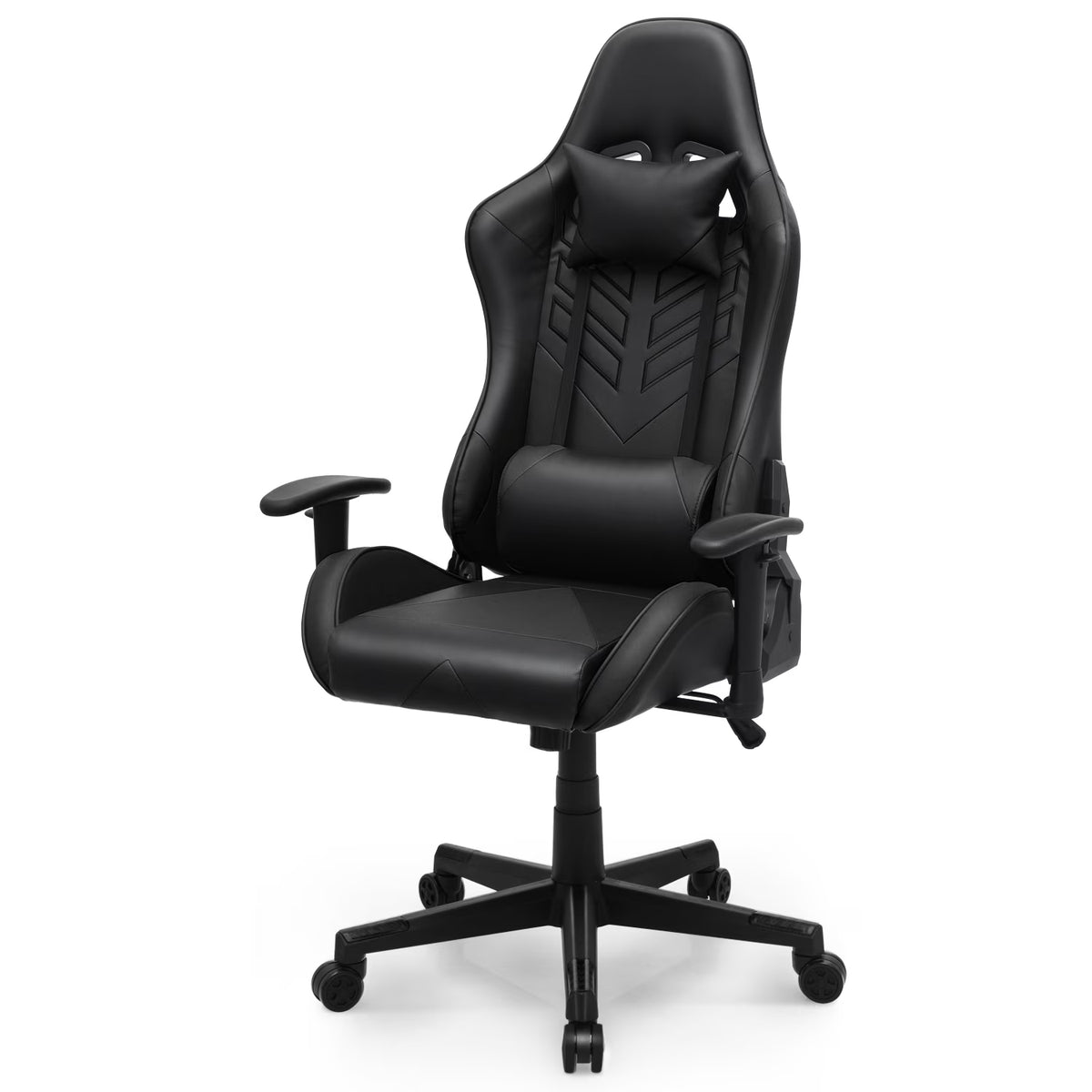 2026 NewMagshion Ergonomic Gaming Chair, Comfortable Gaming Chair, Computer Chair Leather Desk Chair Adjustable Swivel Gaming Office Chair, Blue