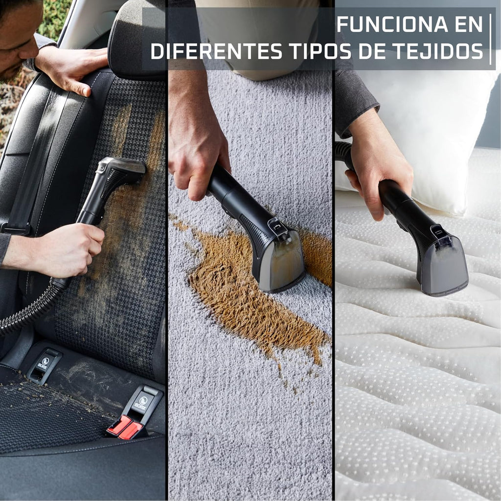 2026 Rowenta Clean It, Aspirador de tapicerías, Limpieza Rápida y Fácil, Apto para Suciedad de Mascotas, Alfombras, Interior del Coche, 750w, 6acc, IN5020F0
