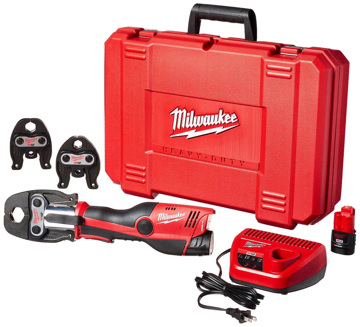 2026 NewMilwaukee 2473-22 M12 Force Logic Press tool 1/2" - 1" Kit