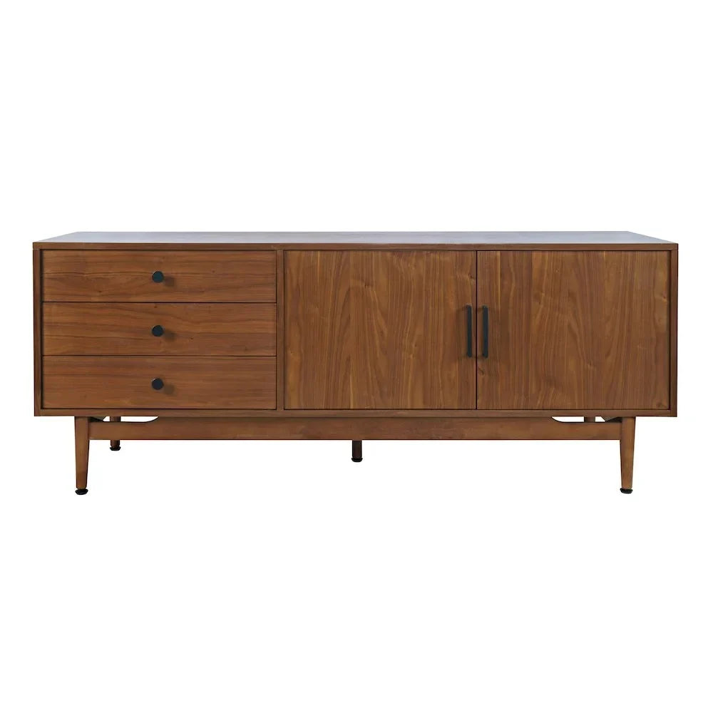 2026 NewJofran Olson 67" Mid-Century Modern Scandinavian Console TV Stand Storage Cabinet