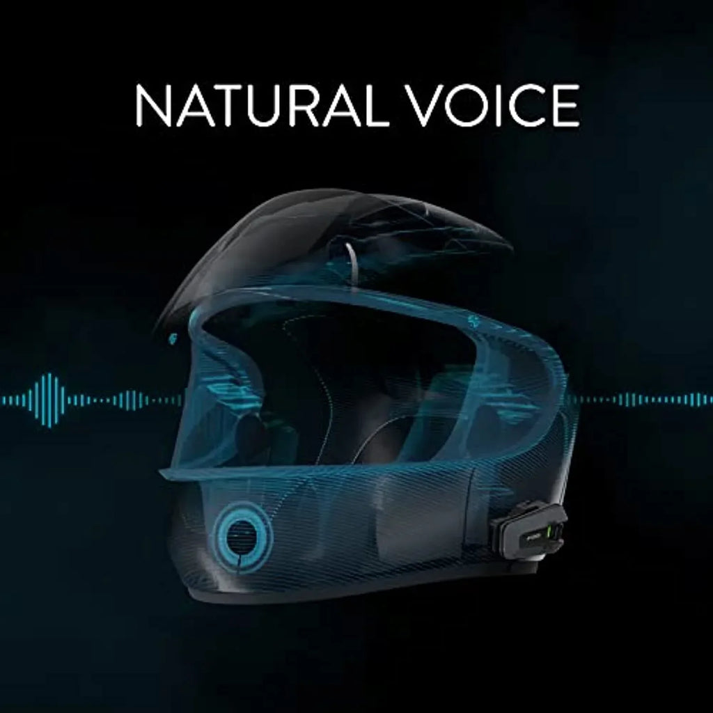 2026 NewCardo PACKTALK Edge Motorcycle Bluetooth Communication System Headset Intercom - Dual Pack