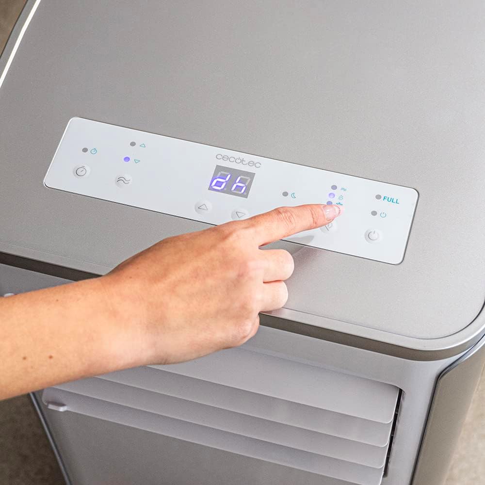 2026 Cecotec Aire Acondicionado Portátil con Mando a Distancia ForceClima 9100. 9000 BTU, Bajo Consumo, Pantalla LED, 4 Modos, 2 Velocidades, Cobertura 20-25m2