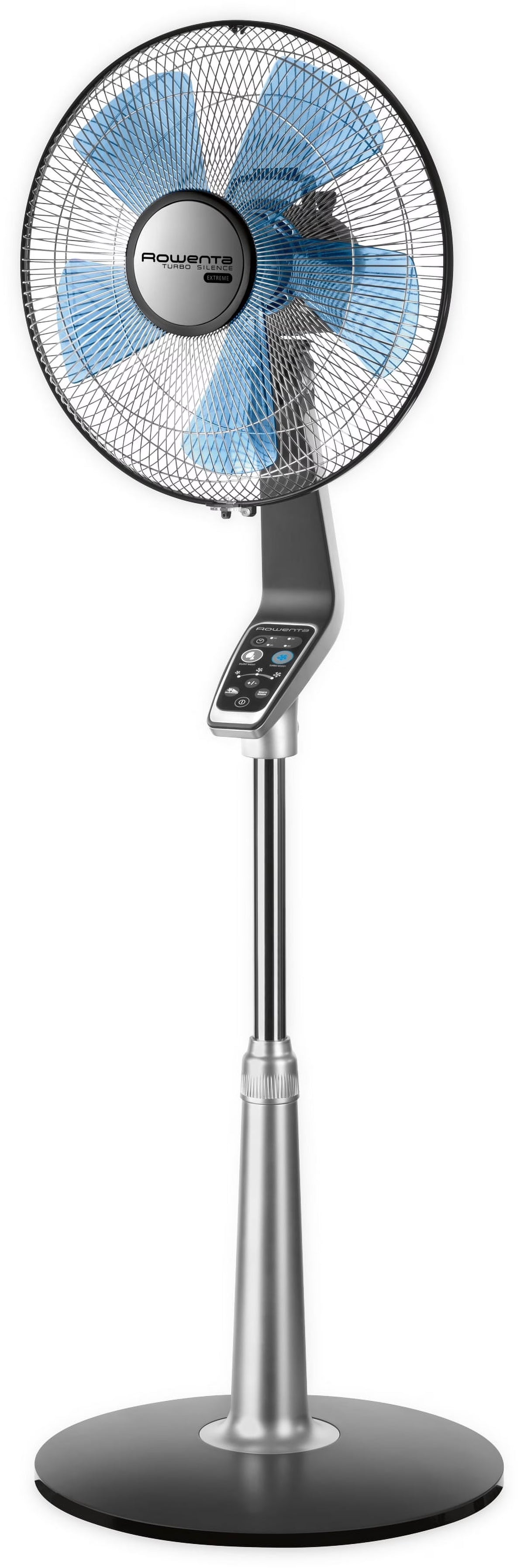 2026 NewRowenta Turbo Silence Standing Floor Fan with Remote, 53 Inch, Portable, 5 Speeds, VU5670