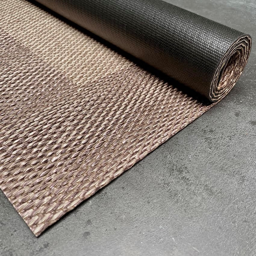 2026 Alfombra vinílica Premium de tejido trenzado de alta gama Marrón 200x290 cm